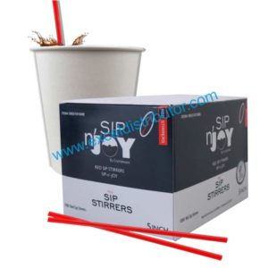 Crystal ware5RSS101000 5”Plastic Stirrers10/1000/CS