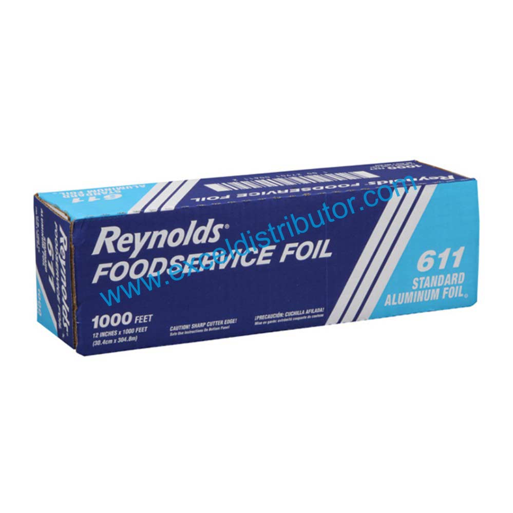 Reynolds Wrap 624 Heavy Duty Aluminum Foil Roll, 18 x 500 ft, Silver