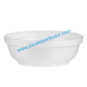 DART 6B20 6OZ WHITE FOAM BOWL ROUND BASE 1000/CS