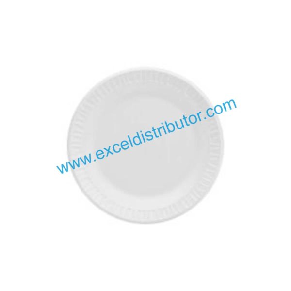 DART 6PWCR 6” WHITE FOAM PLATES PLAIN 1000/CS