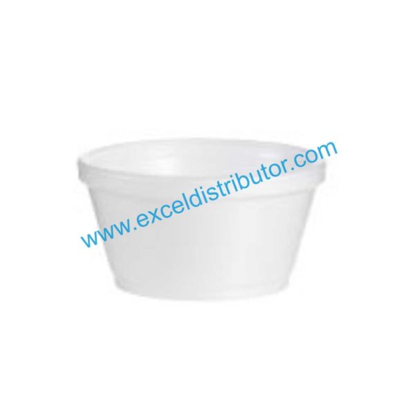 DART 8SJ20 8OZ WHITE FOAM BOWL SQURT 1000/CS