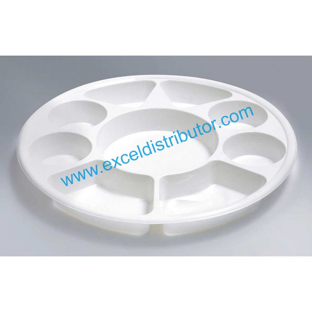 White Polystyrene Plates 9" x 200 Disposable 