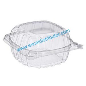 DART C53PST1ClearSeal Clear Plastic Hinged Lid Containers 500/CS
