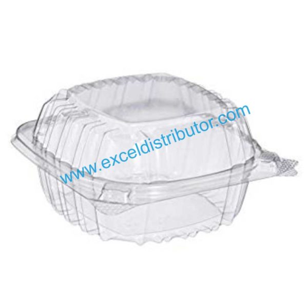 DART C53PST1ClearSeal Clear Plastic Hinged Lid Containers 500/CS