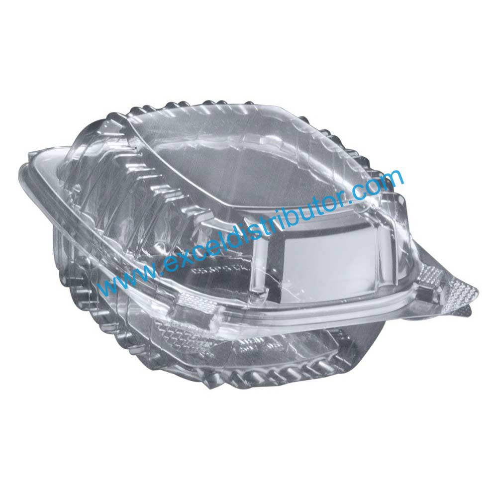 Dart ClearSeal Hinged Lid Plastic Container