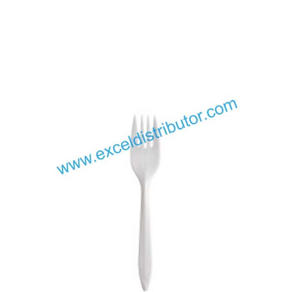DART F6BWStyle Setter Medium Weight Polypropylene Cutlery Fork 1000/CS
