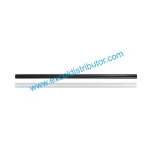 Crystal wareJSUB105007.75” Black Unwrapped Jumbo Plastic Straws10/500/CS