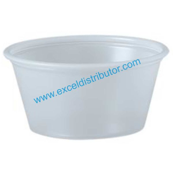 DART P200N CONEX COMPLEMENTS 200PC 2OZ TRANSLUCENT PLASTIC SOUFFLE / PORTION CUP 2500/CS