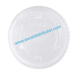 DART SOLO PL4N CONEX CLEAR PLASTIC SOUFFLE / CUP LID 2500/CS