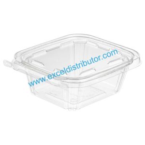 INLINE TS12Tamper Evident & Tamper Resistant Clamshell 12oz in a Rectangular Footprint Single Compartment 240/CS