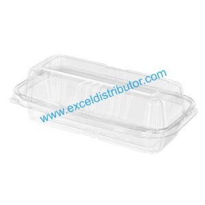 INLINE TS202Tamper Evident & Tamper Resistant Clamshell Rectangular Footprint Single Compartment 150/CS
