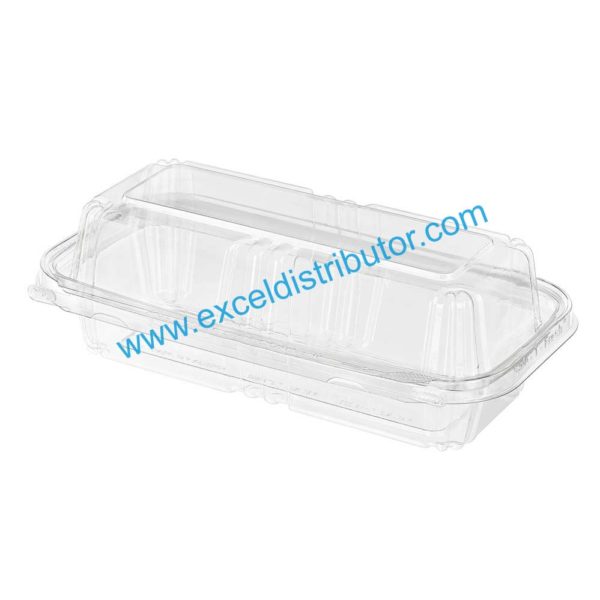 INLINE TS202Tamper Evident & Tamper Resistant Clamshell Rectangular Footprint Single Compartment 150/CS