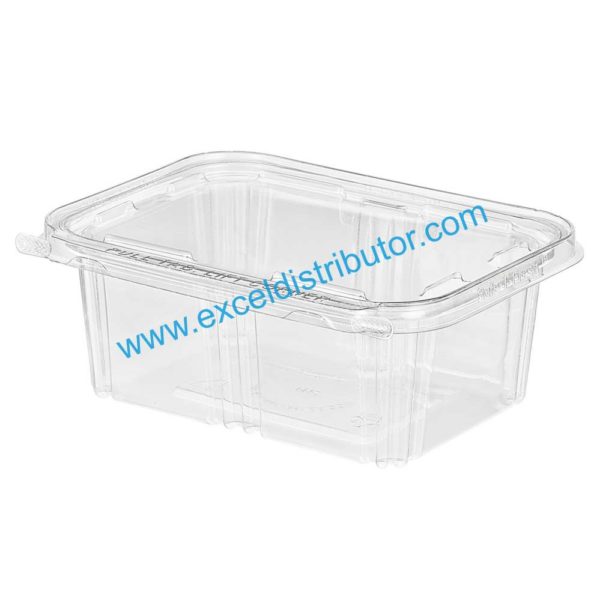 INLINE TS32Tamper Evident & Tamper Resistant Clamshell 32oz in a Rectangular Footprint Single Compartment 200/CS
