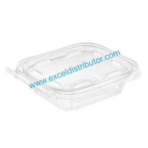 INLINE TS8Tamper Evident & Tamper Resistant Clamshell 8oz in a Rectangular Footprint Single Compartment 240/CS