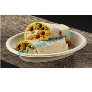 497BB300 - OVAL PULP BURRITO BOWL 300 CT