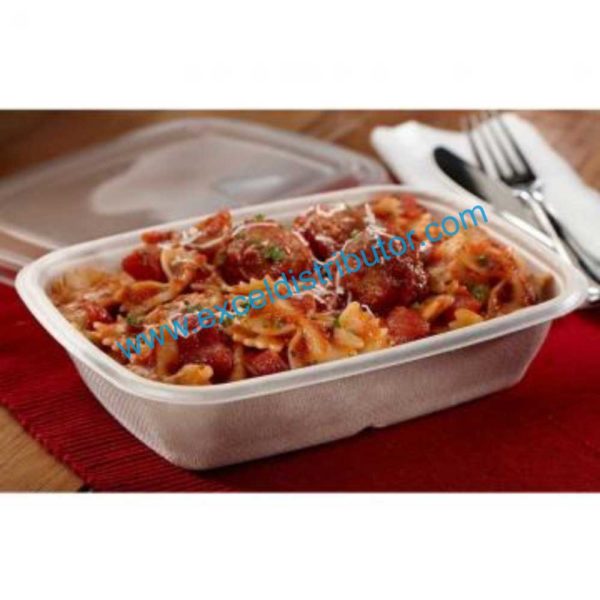 51841D150 - CLEAR LID FOR 28OZ. PULP CONTAINER - 150 CT