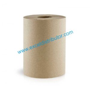 BROWN KRAFT-ROLL 350 - Natural Brown Kraft Roll Towel 350 Feet / Roll - 12/CS