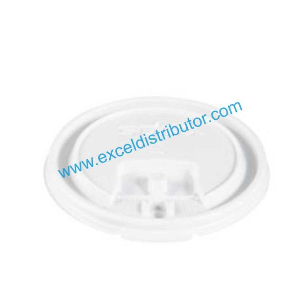 L8HPC - 8 oz. White Tear Tab Lid - 1000/Case
