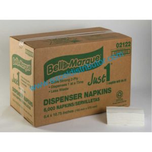 02122 - White Dispenser Napkin 6000/CS