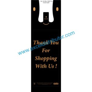 1BT24BK - 1 BOTTLE SHOPPING BAG 1000/CS