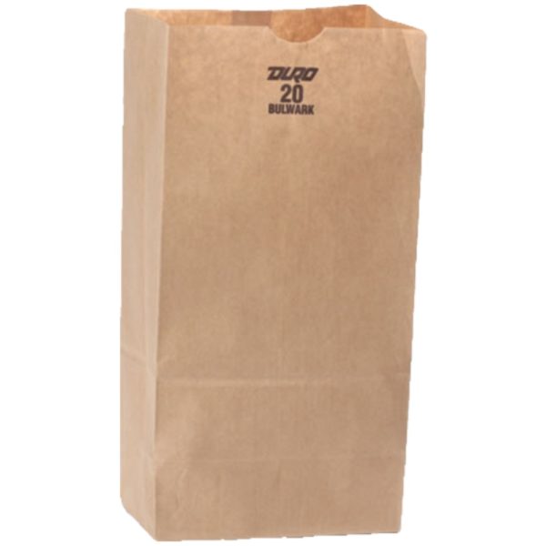 #20 XHD-BULWARK -  #20 KRAFT EX HD BULWARK PAPER BAGS 400/CS