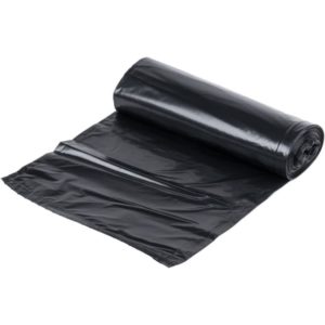 BLACK-15X9X32 - BLACK 13 GALLON GARBAGE BAG WITH STAR SEAL BOTTOM - 250/CASE