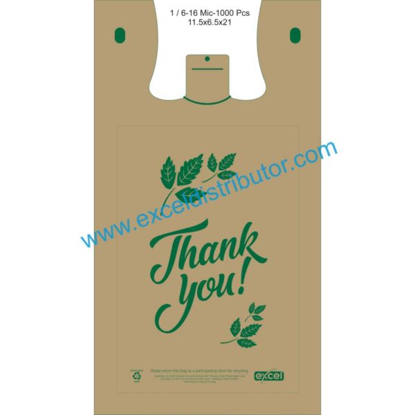 L16BE 1/6 LARGE SIZE SHOPPING BAG 1000/CS