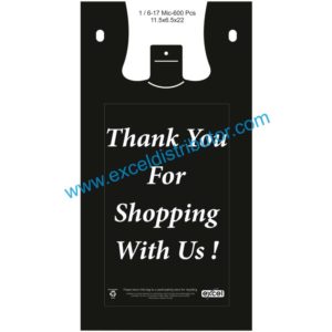 L17BK - 1/6 LARGE SIZE SHOPPING BAG 600/CS