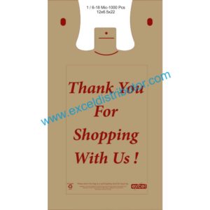 L18BE - 1/6 LARGE SIZE SHOPPING BAG 1000/CS