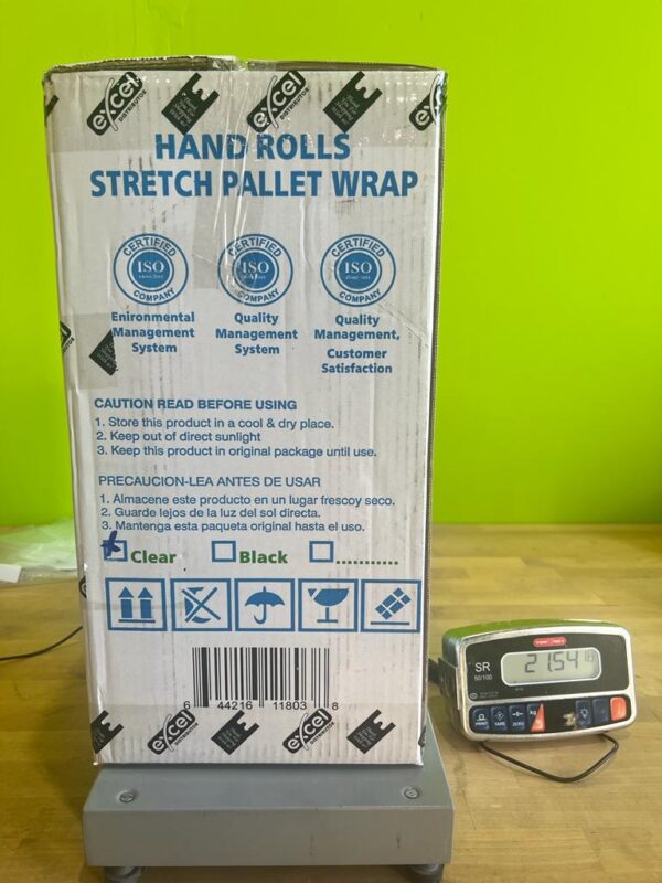 STRETCH FILM-CLEAR18X80 - 18"X80 GUAGE 1000X4 ROLLS CLEAR SHRINK WRAP STRETCH FILM