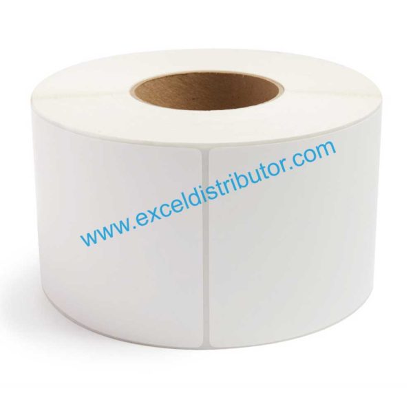 EX4X4BW - 4”x 4” General Purpose Direct Thermal Transfer Labels 1500/Roll