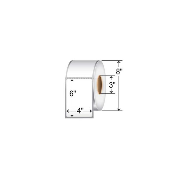 EX4X6BW - 4”x 6” General Purpose Direct Thermal Transfer Labels 1000/Roll - Image 2