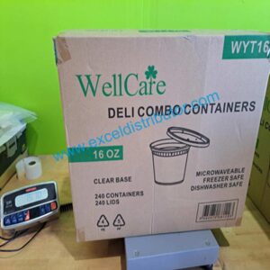 16oz Deli Combo Container 240/case