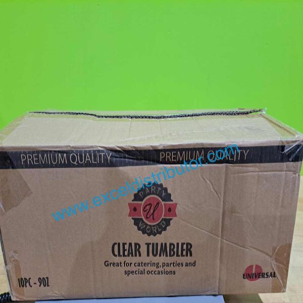 9oz Clear Tumbler 10/Sleeve; 36/case - Image 2