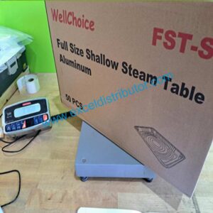 Full size shallow steam table aluminum 50/case