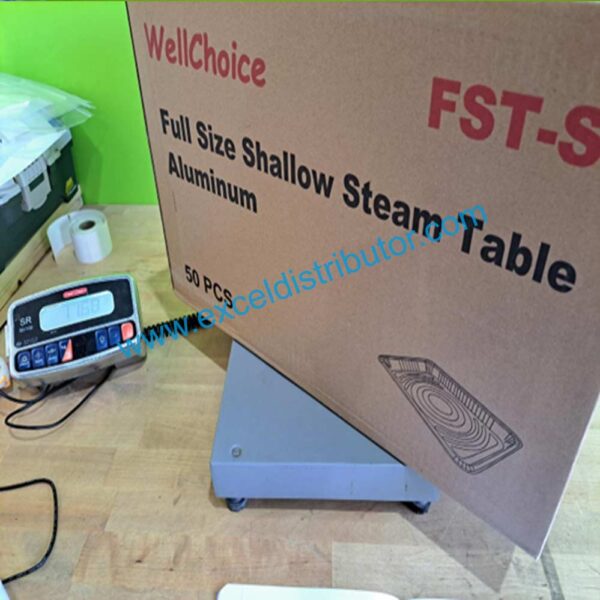 Full size shallow steam table aluminum 50/case