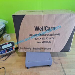 Non-woven Reusable Bags Black 200/case