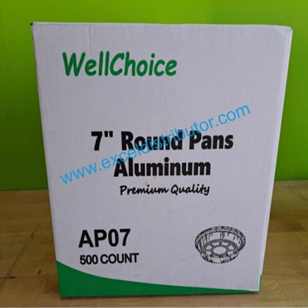 7” Round pans Aluminum 500/case - Image 2