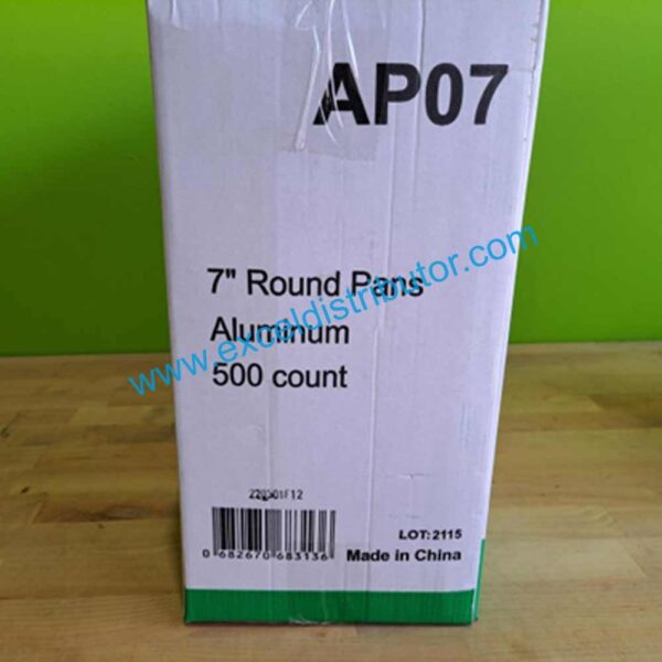 7” Round pans Aluminum 500/case - Image 3