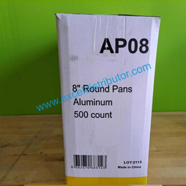 8” round pans aluminum 500/case - Image 3
