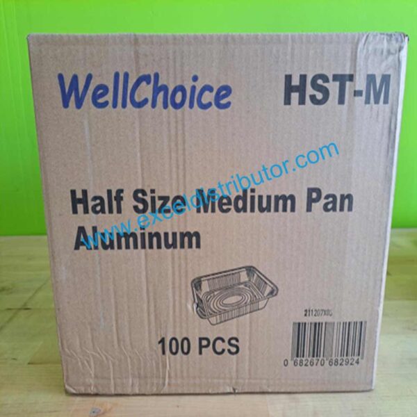 Half Size Aluminum Medium Pan 100/case - Image 2