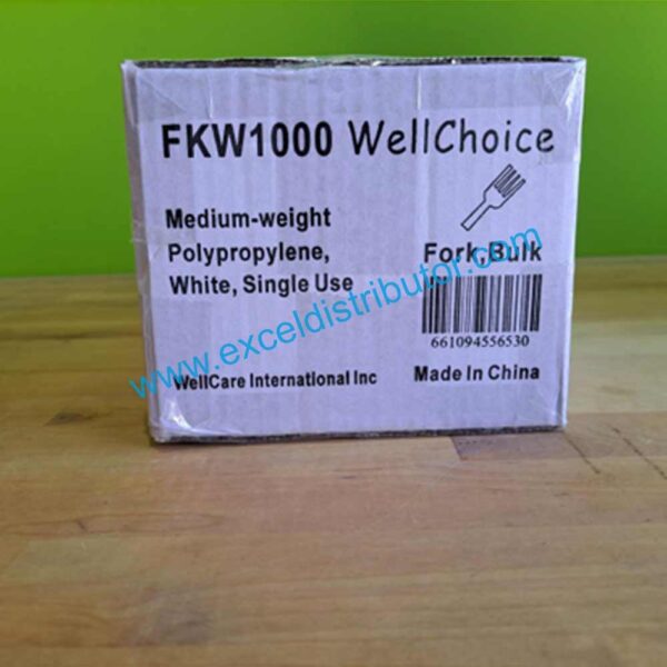 Polypropylene, Medium weight Fork white 1000/case - Image 3