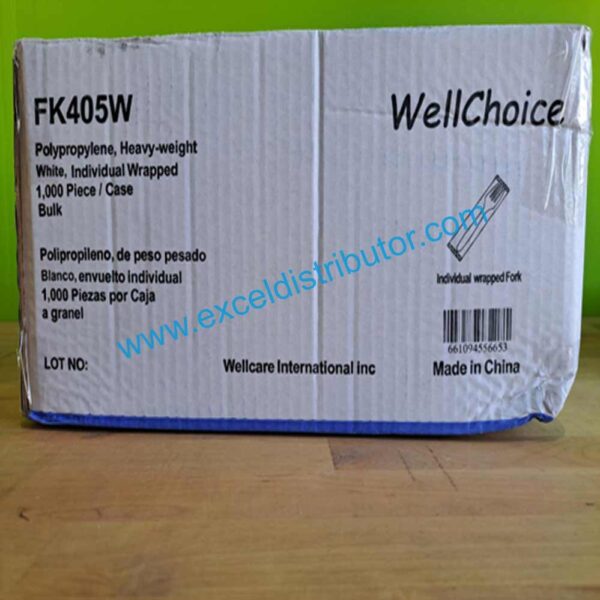 Polyptropylene, Heavy Weight Fork White 1000/case - Image 2