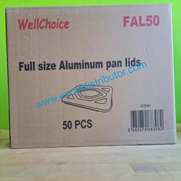 Full size Aluminum pan lids 50/case - Image 2